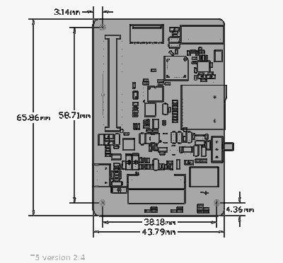 PCB of LiliGo T5 version 2.4